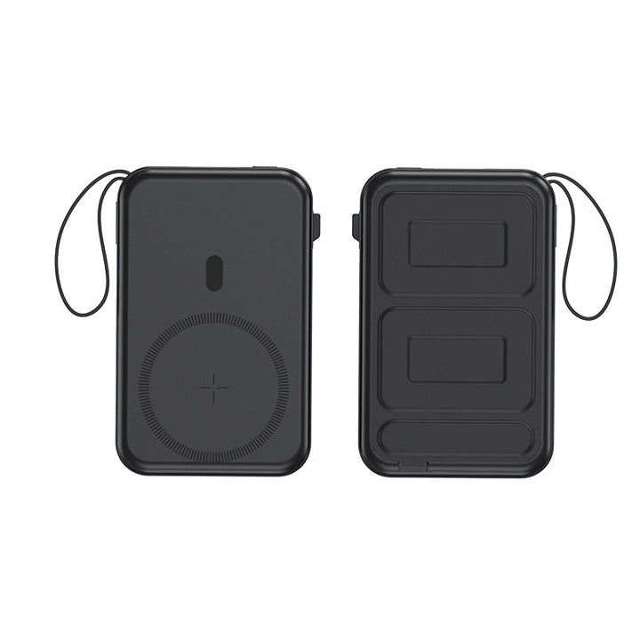 Bærbar trådløs powerbank med integrert ladepute Skanto