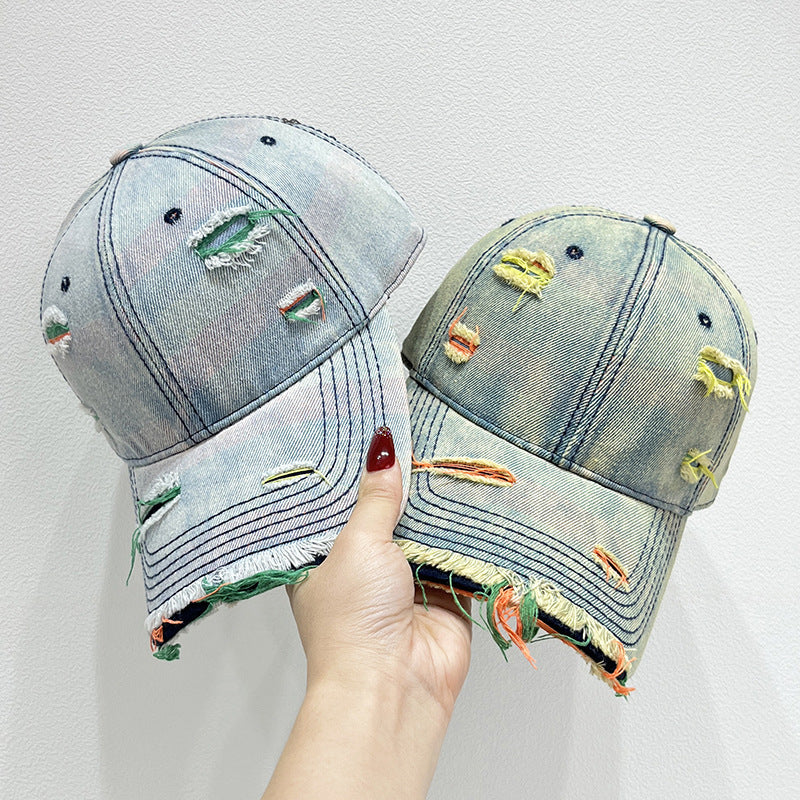 Dame Distretert Denim Baseball Caps Skanto 1784084142