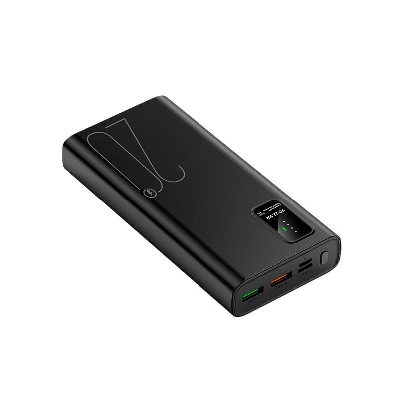 Powerbank med intelligent ladekonsept og digital kapasitetsindikator Skanto
