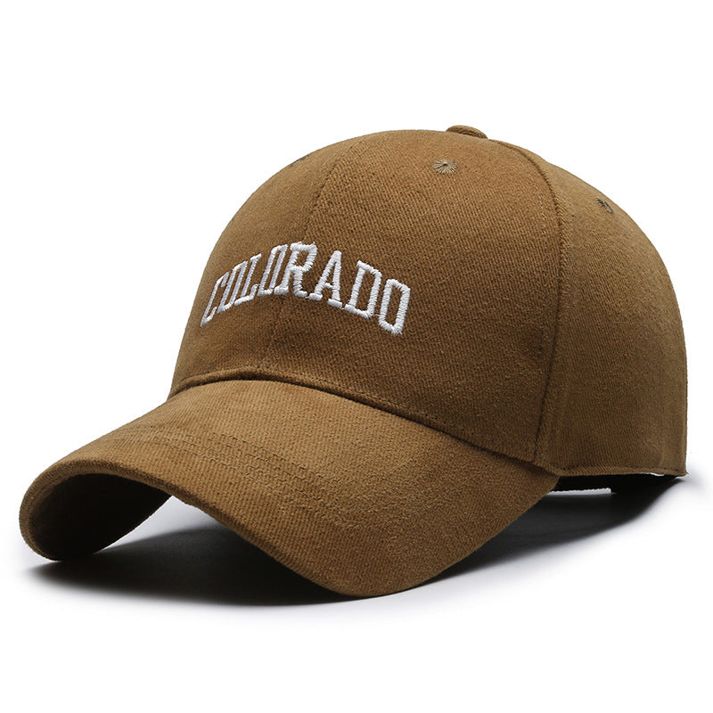Menn's Casual Brodert Caps Skanto