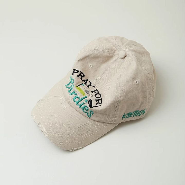 Kvinnebrodert slitt baseballcaps Skanto