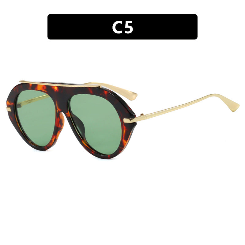 Dame solbrille i elegant heksagon-design Skanto