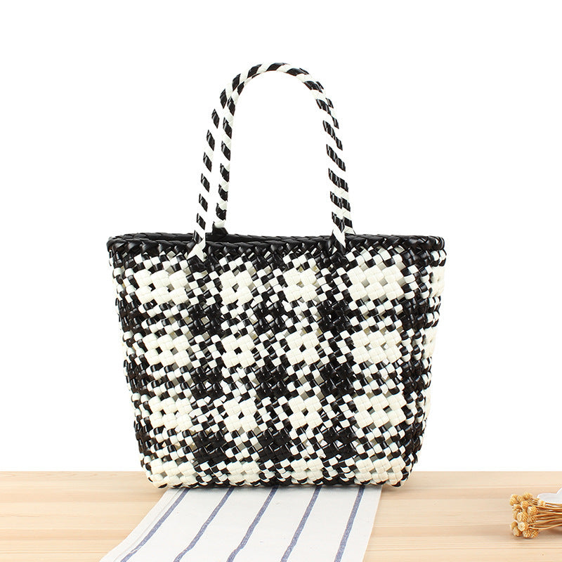 Large tote bag made of braided material Skanto
