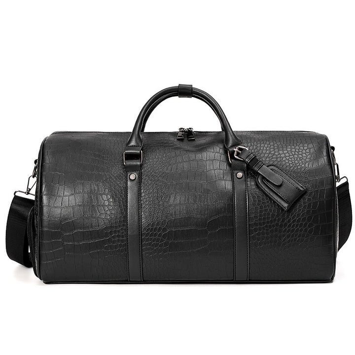 Elegant Reisetote i luksuriøs krokodillelook Skanto