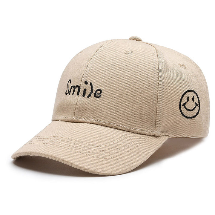 Kvinnef brodert smil caps Skanto