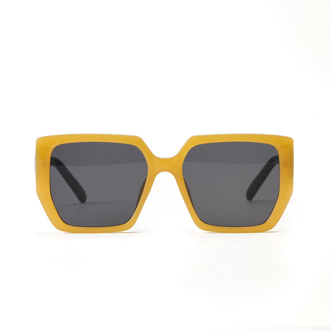 Dame kvadratisk solbrille med beskyttende UV-beskyttelse og moderne design Skanto