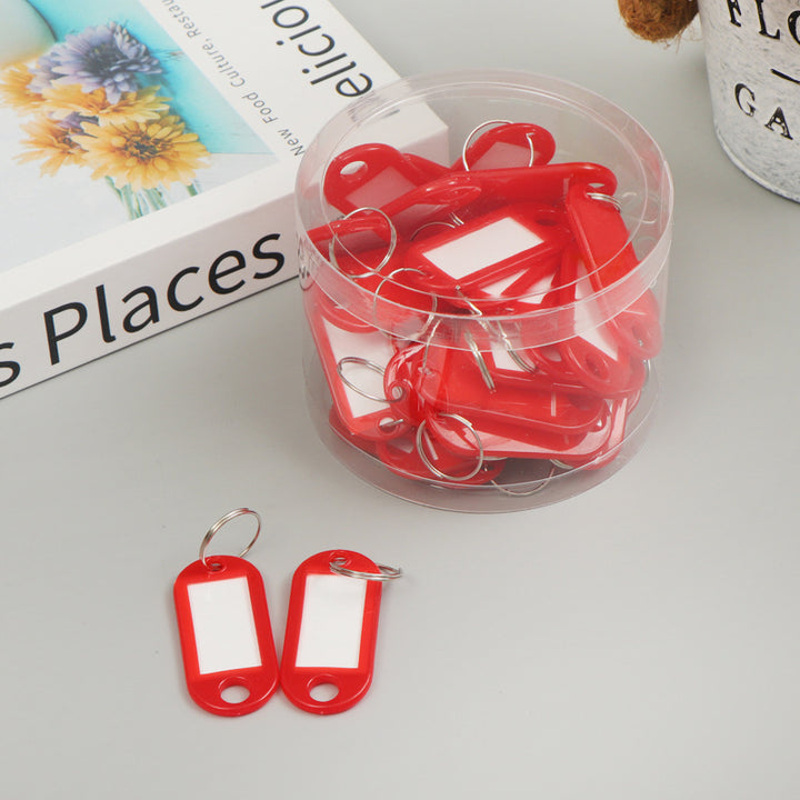Unisex Etiketter Nøkkelring med skrivbar flate Skanto