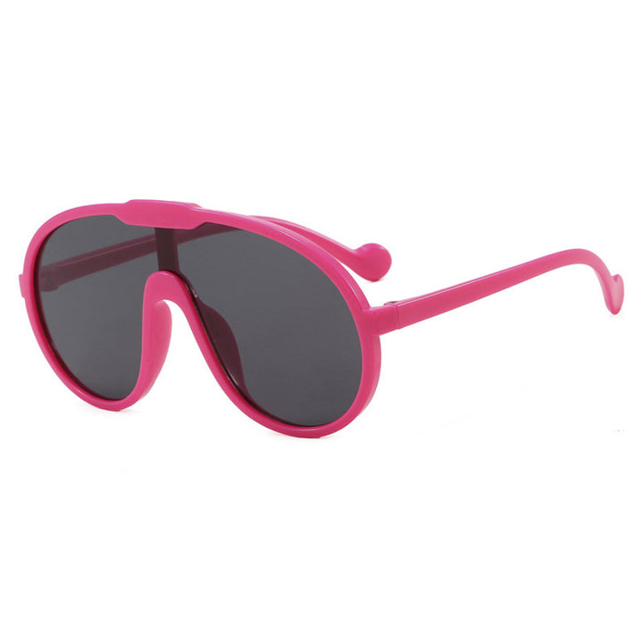 Dame moterisk sport-solbrille i unikt design med UV-beskyttelse og fleksible stenger Skanto