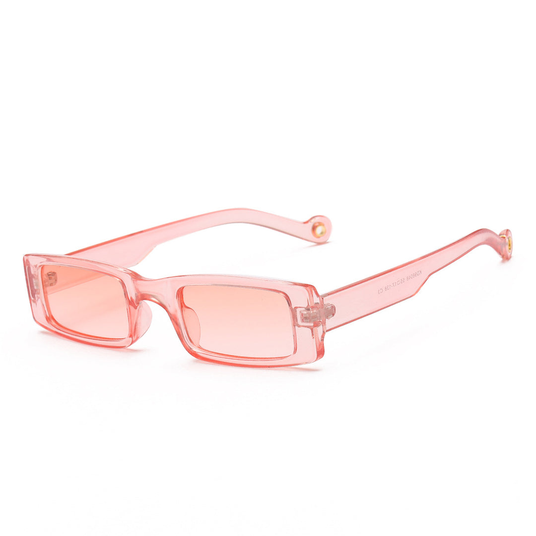 Dame moteriktig solbrille med trendy leopardmønster Skanto