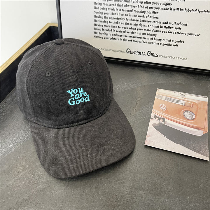 Kvinne Corduroy Grafisk Baseball Cap Skanto
