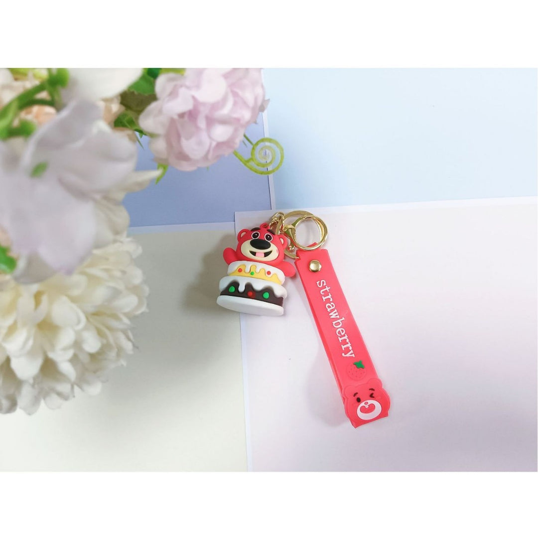 Unisex Cute Bear-themed Keychain Skanto