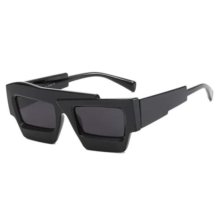 Dame trendy geometrisk solbrille Skanto
