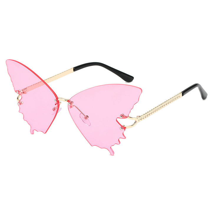 Damer ekstravagant sommerfugls-solbrille Skanto
