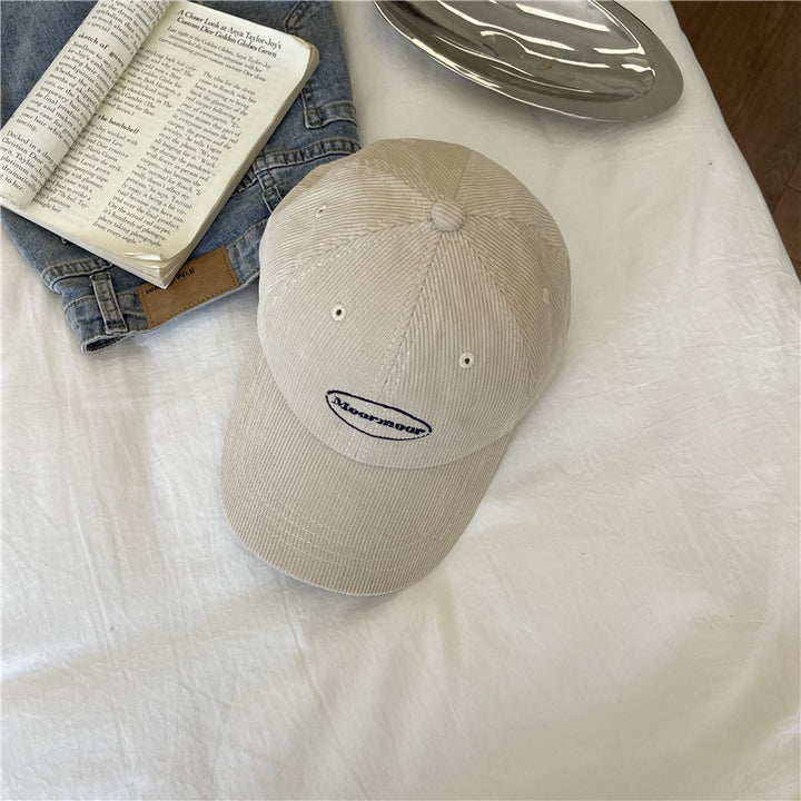 Kvinnens uformelle kordfløyels baseballcaps Skanto