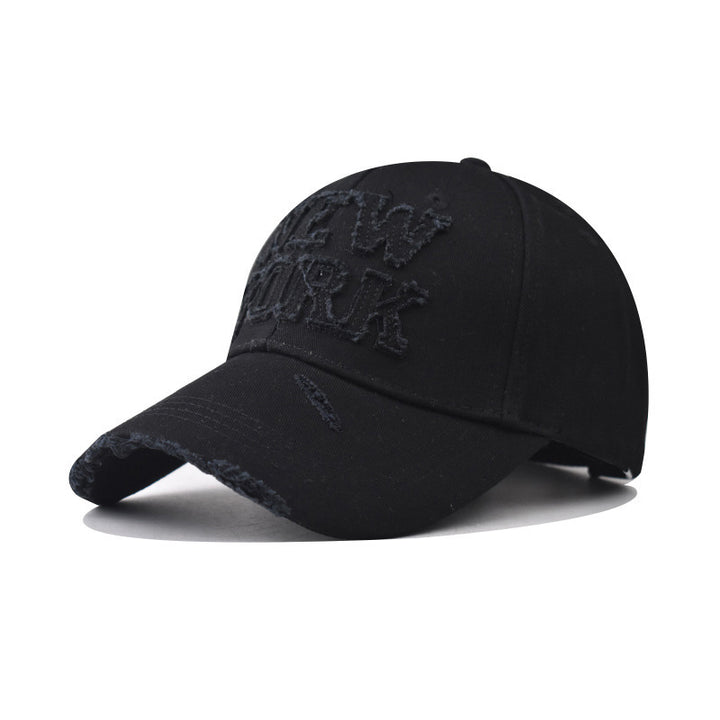 Kvinnenes Slitt Brodert Baseball Cap Skanto