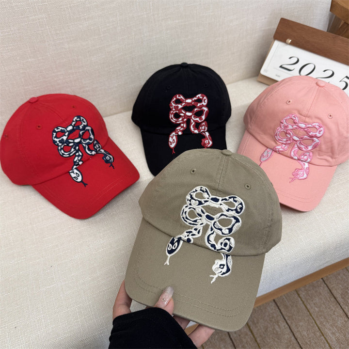 Damebroidered grafisk baseball caps Skanto