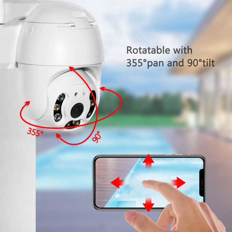 SmartCam Set 4X – Komplett Trådløst Sikkerhetskamera Sett | Skanto