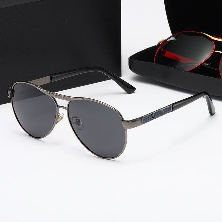 Damed elegante metall solbriller Skanto