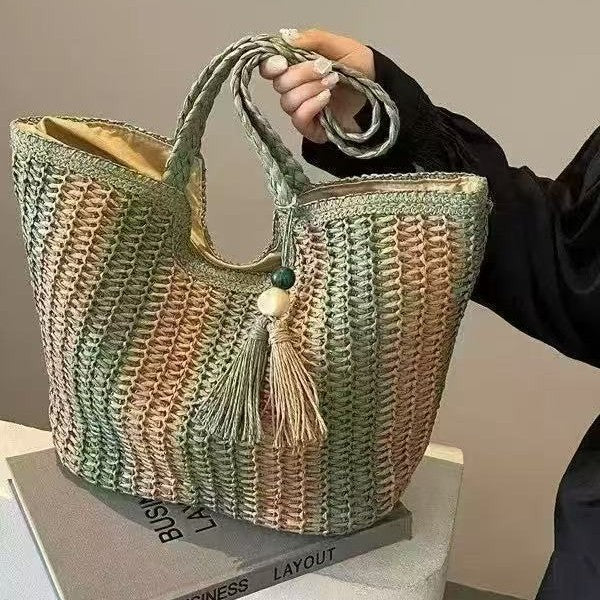 Stor Håndknutet Shopper Skanto