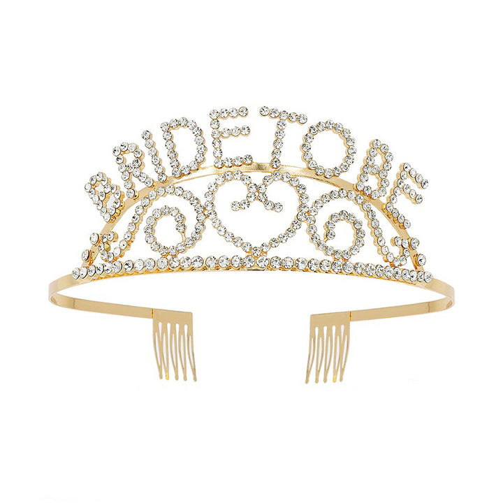 Dame Glitrende Tiara med Hjerte Motiver Skanto
