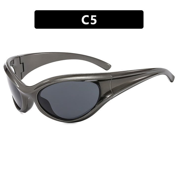 Dame sporty solbrille med aerodynamisk design Skanto