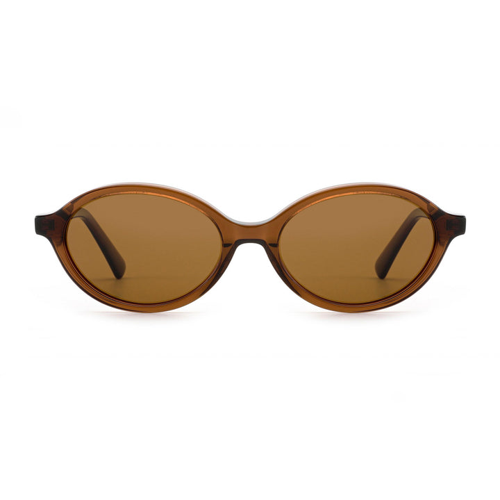 Dame solbrille i elegant, strukturert design med polarisert glass Skanto