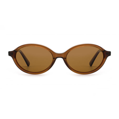 Dame solbrille i elegant, strukturert design med polarisert glass Skanto