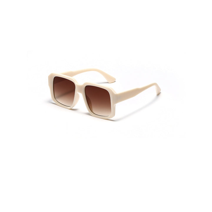 Dame moteriktig kvadratisk solbrille i moderne skilpadde-design Skanto