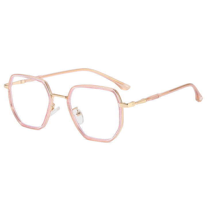Dame geometrisk solbrille med elegant glassdesign Skanto