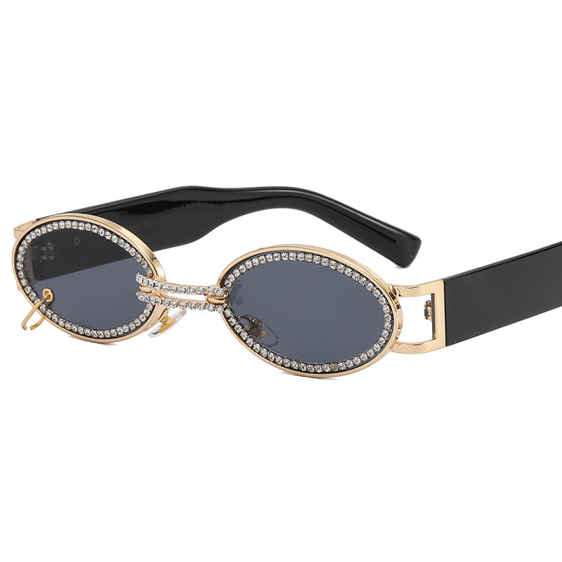 Damer ekstravagant moderne solbriller med rhinestones ramme Skanto