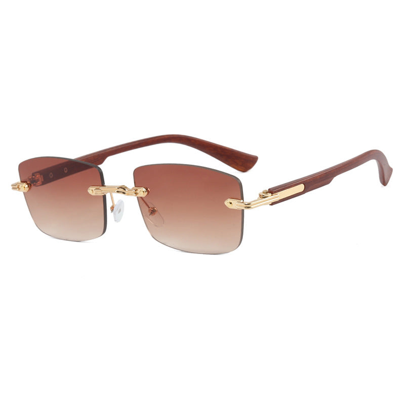 Dame kvadratisk solbrille med trefram og gradientlinser Skanto