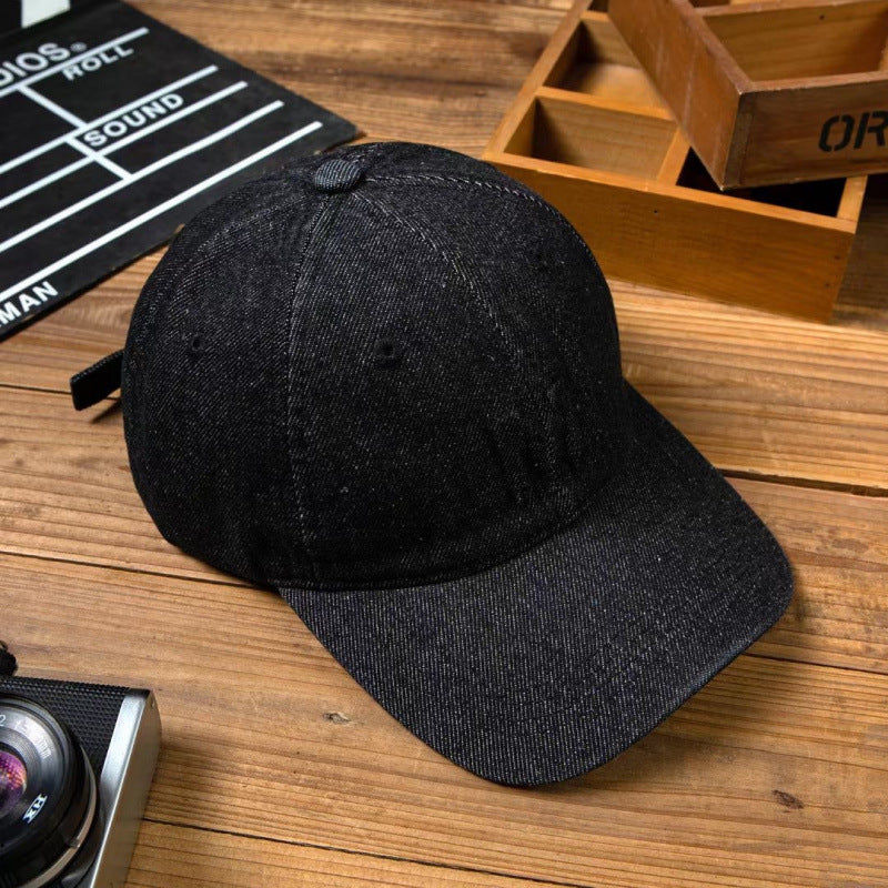 Herre Slitt Denim Baseball Caps Skanto