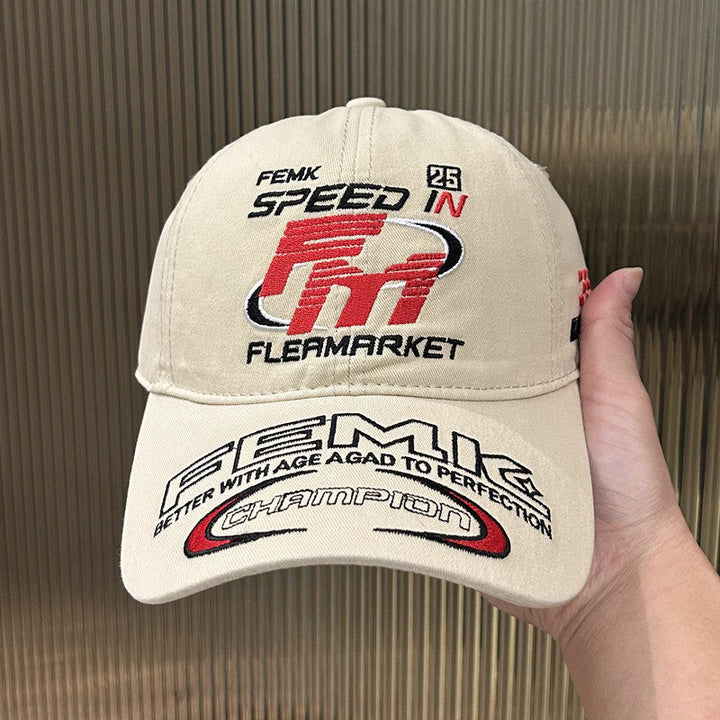 Herre Sporty Brodert Caps Skanto