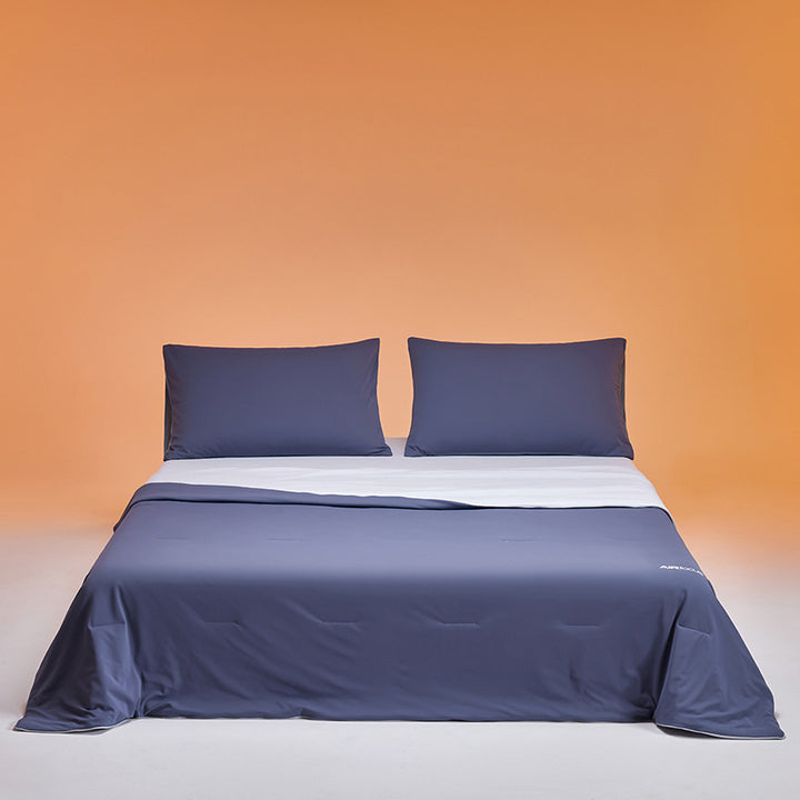 Dame premium Satin sengetøyssett med elegant struktur Skanto