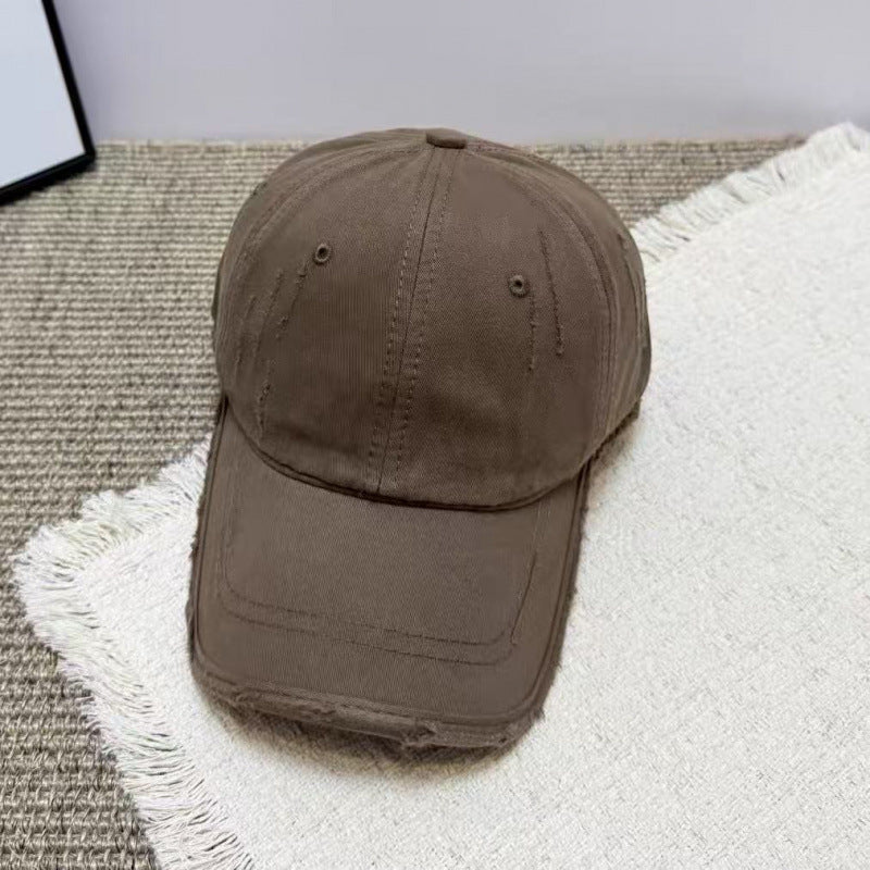 Kvinne Slitt Fritids Twill Baseball Cap Skanto