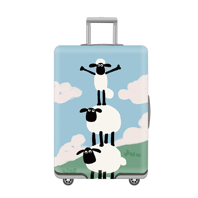 Cartoon Cat Design Hard Shell Luggage Skanto