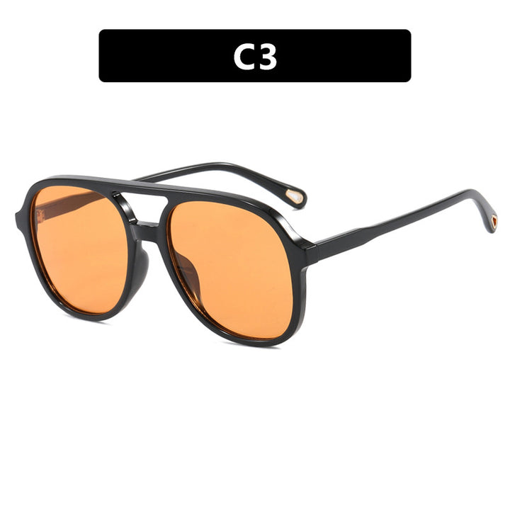 Dame geometrisk solbrille med luksuriøs ramme Skanto