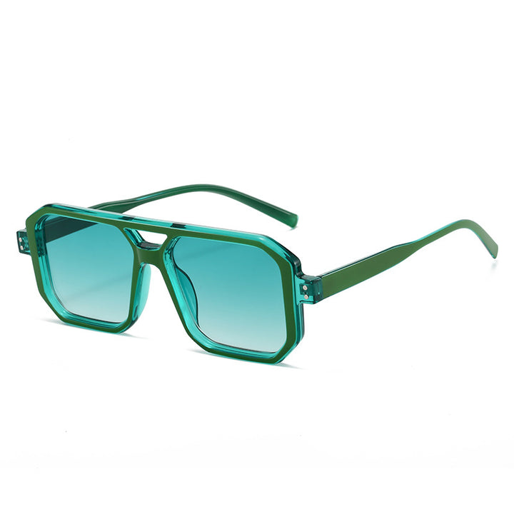 Dame moteriktig solbrille i moderne åttekantet design Skanto