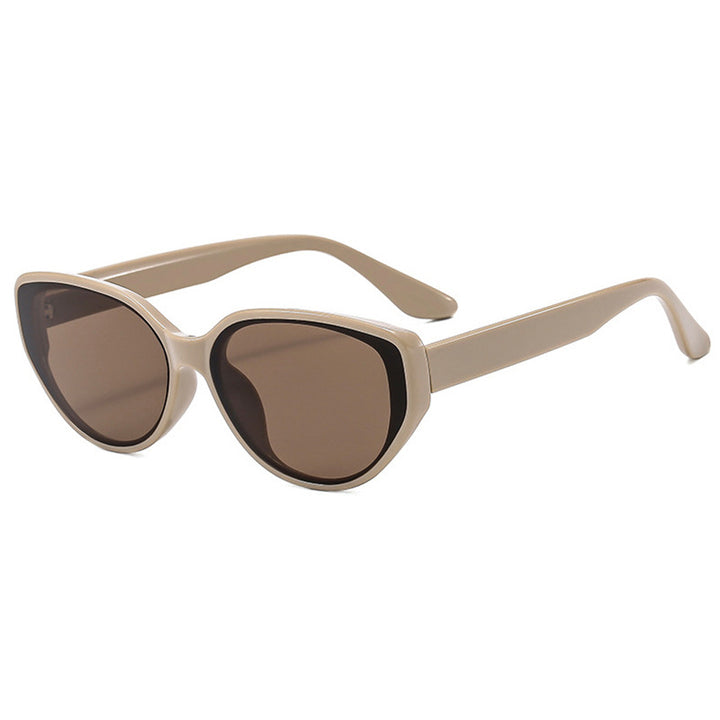 Dame moteriktig solbrille i elegant cat-eye stil Skanto