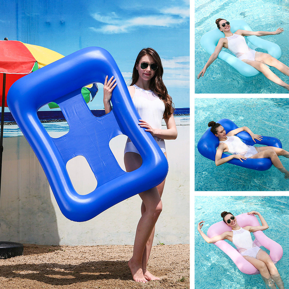 Kvinne Komfortabel Oppblåsbar Basseng Lounger med Ergonomisk Design Skanto