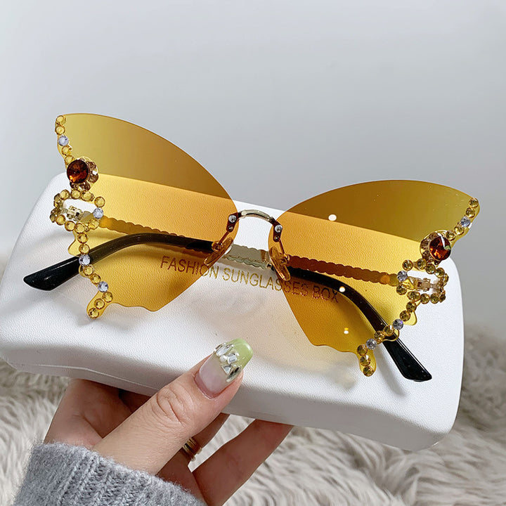 Dame ekstravagant designet solbrille Skanto