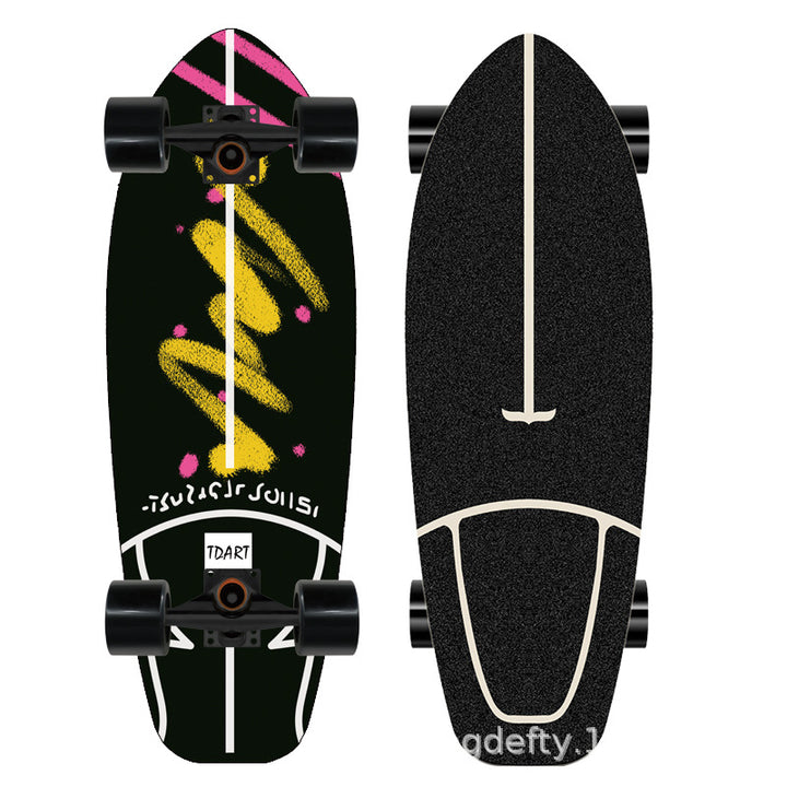 Kunstnerisk Løve Design Skateboard Skanto