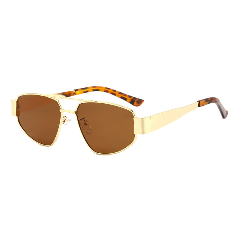 Herre Aviator-Style Metalliske Solbriller Skanto