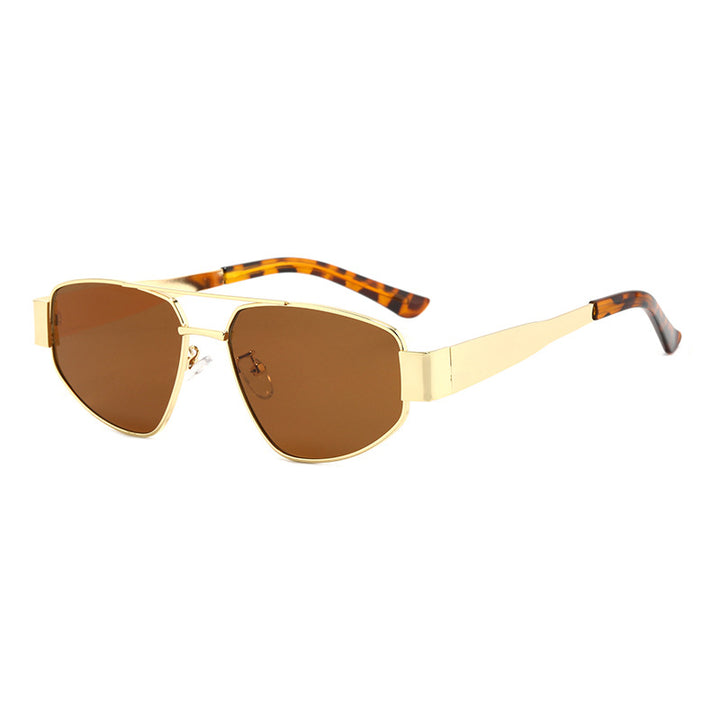 Herre Aviator-Style Metalliske Solbriller Skanto
