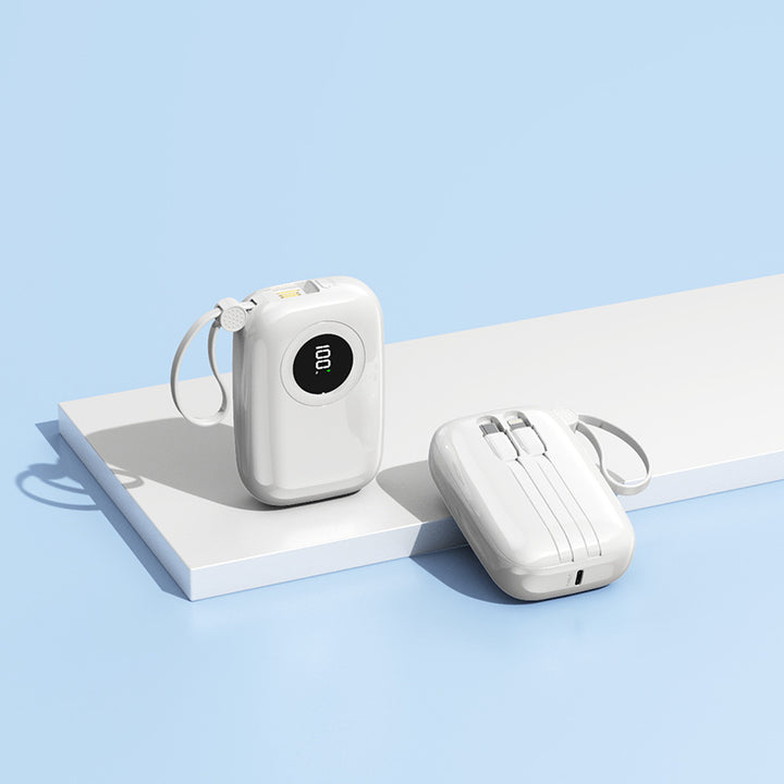 Multifunksjons Powerbank med Digitalt Display Skanto