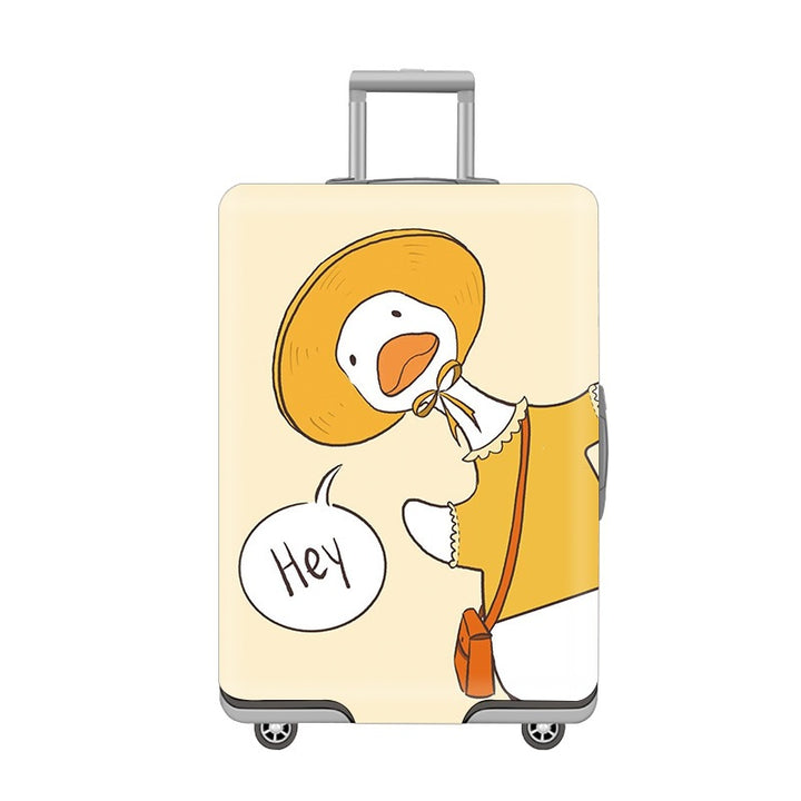 Cartoon Cat Design Hard Shell Luggage Skanto
