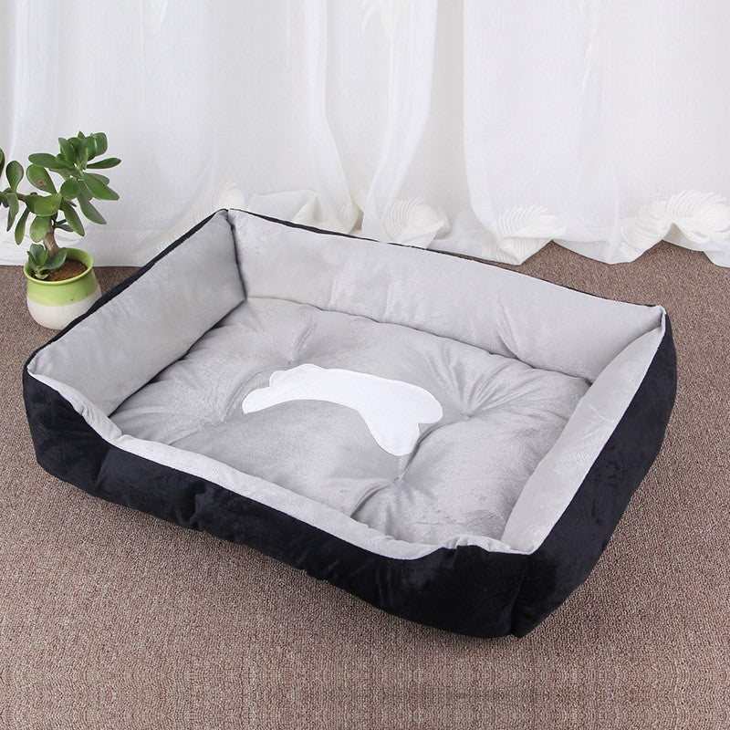 Plush ortopedisk hundeseng