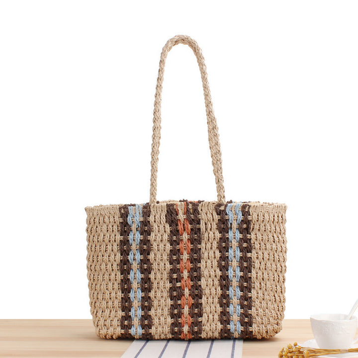 Beach Bag in Elegant Woven Style Skanto