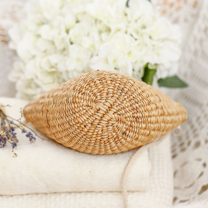 Rattan Straw Bag with Adjustable Strap Skanto