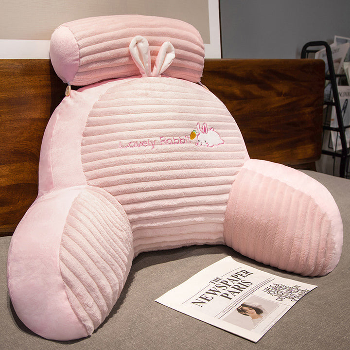 Plush ryg støttedyne i toastdesign Skanto